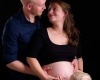 Zwanger fotoshoot met zoon fotostudio Deventer Overijssel