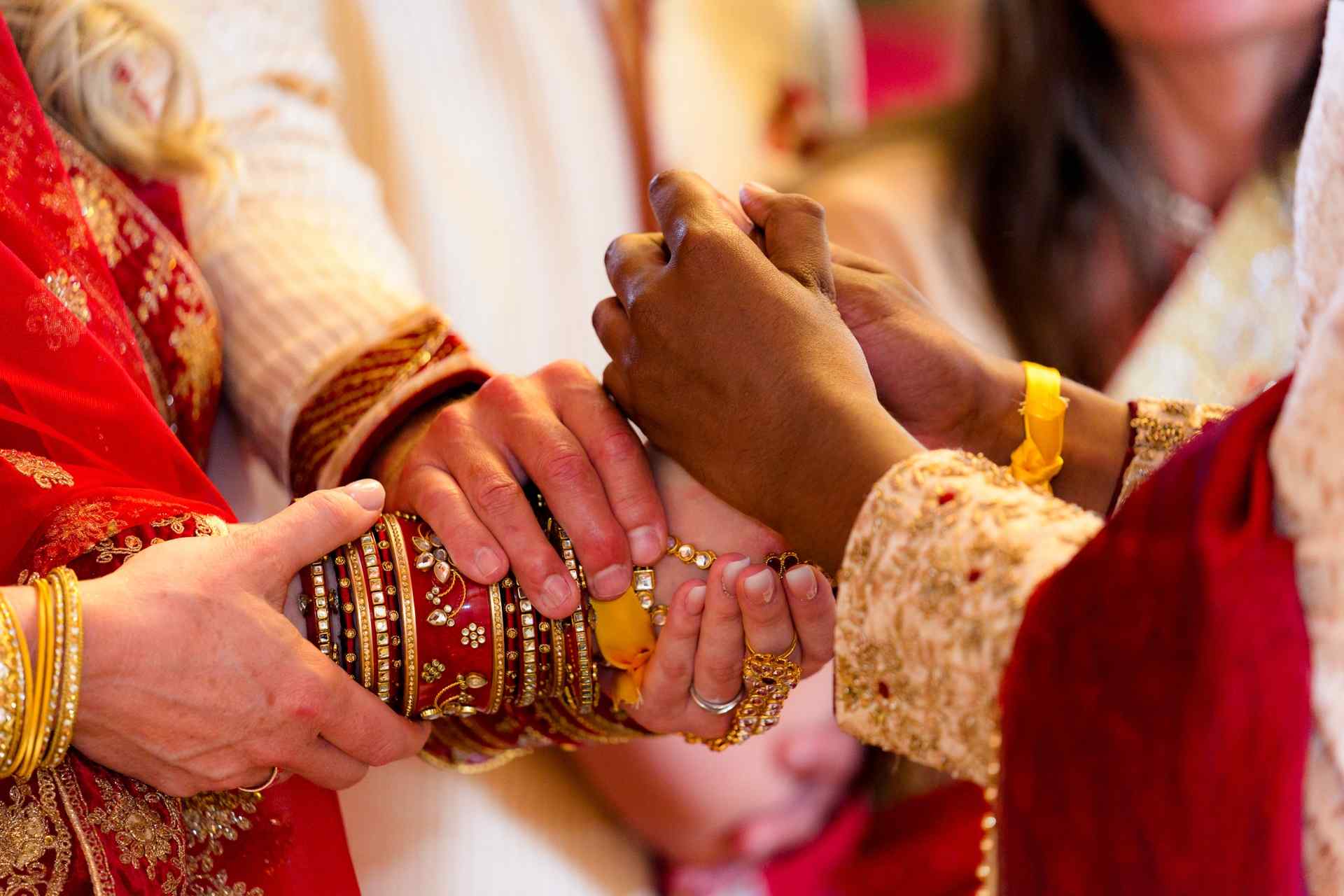 Hindoestaanse bruiloft ceremonie