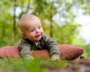 Babyfotografie portret baby buiten bos Eerbeek door fotograaf Grietje Mesman uit Deventer Overijssel