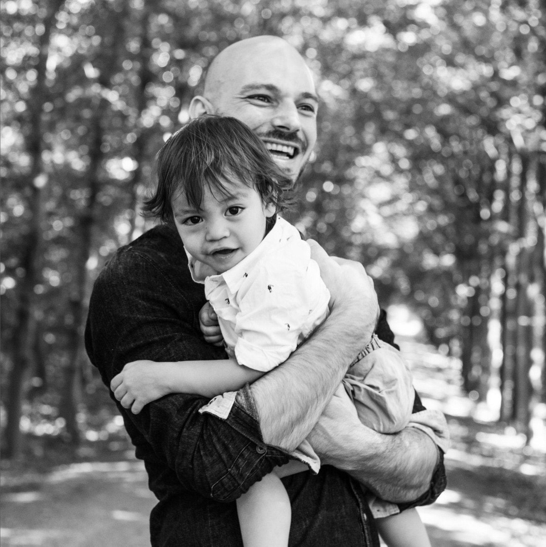 Kinderfotografie fotoshoot vader en zoon